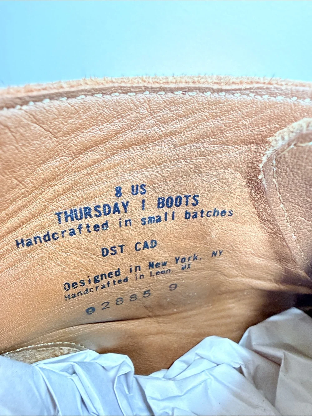 Like New! Thursday Boot Company Cadet Suede Tan Boots Men’s Size 8